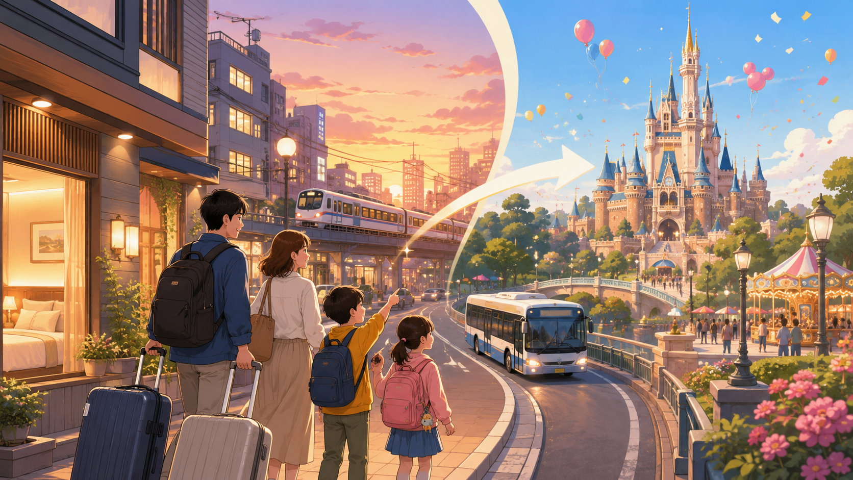 ディズニーランドの前泊は蒲田がオススメな理由