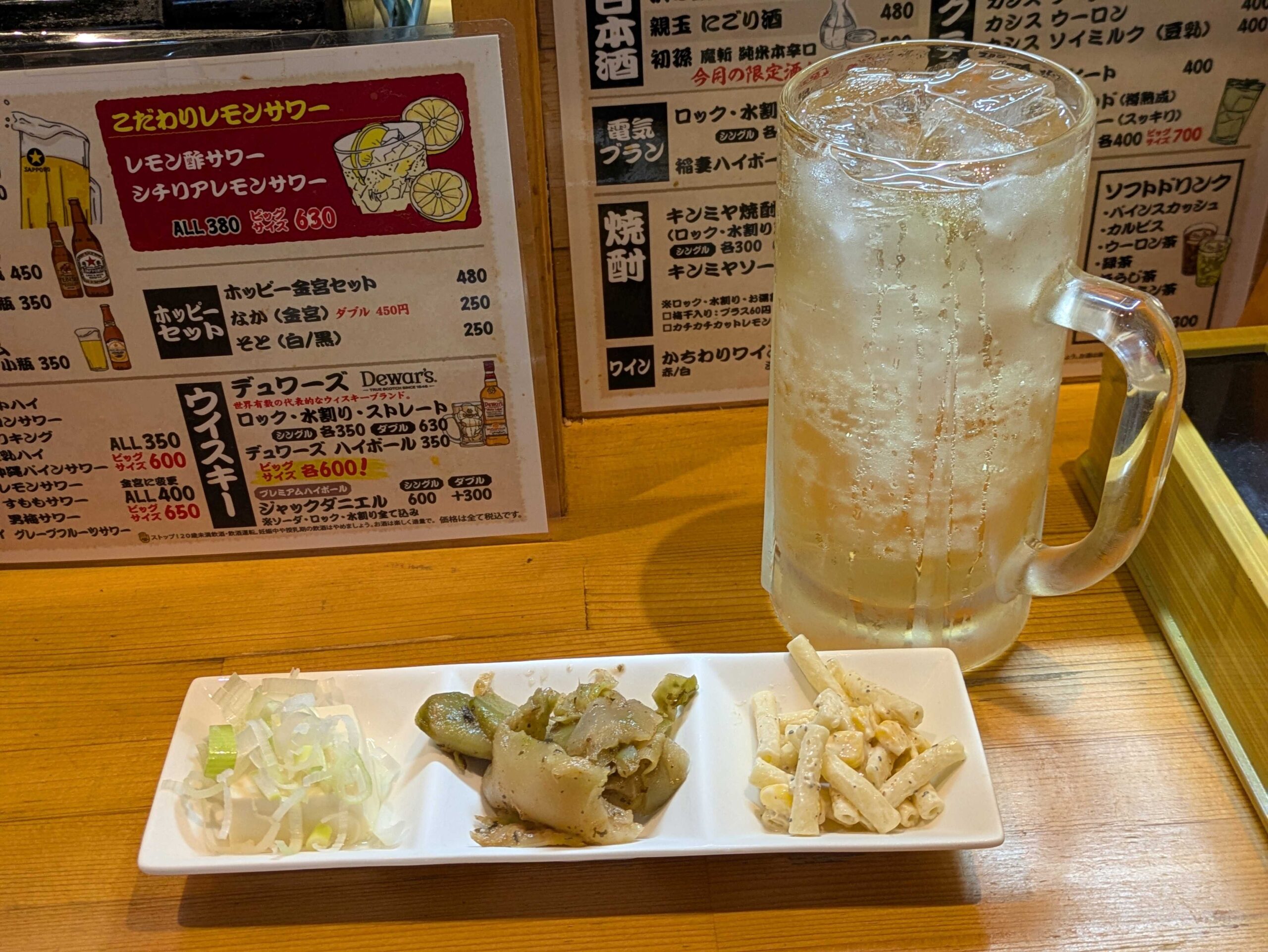 蒲田じぇんとるまんでメガハイボールせんべろしてきた